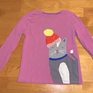 Long sleeve Cat in a beanie